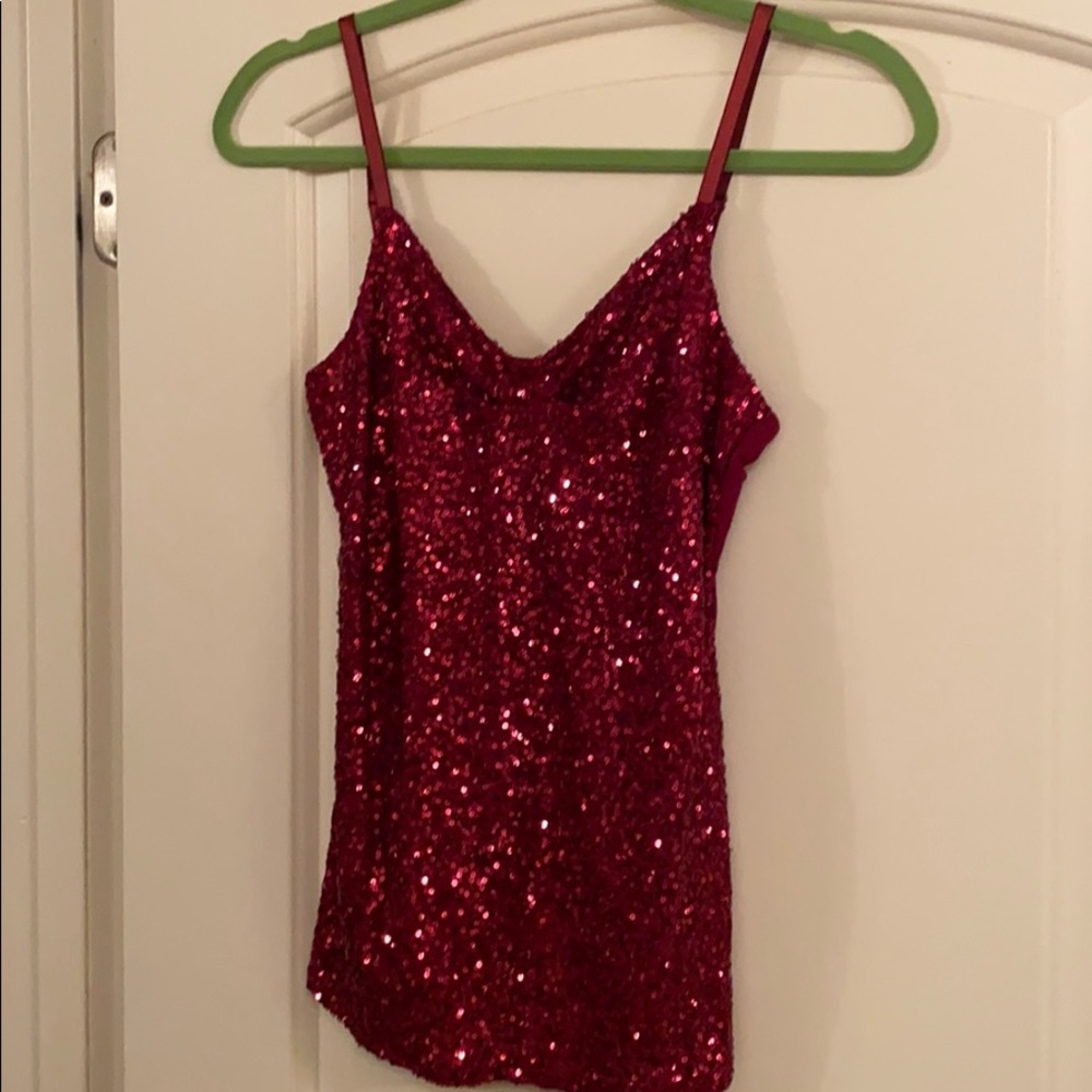 Sparkly tank top